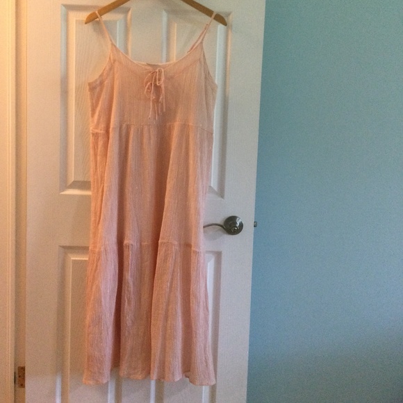 Midi “Others Follow” Peach Spaghetti strap M Dress - Picture 11 of 12